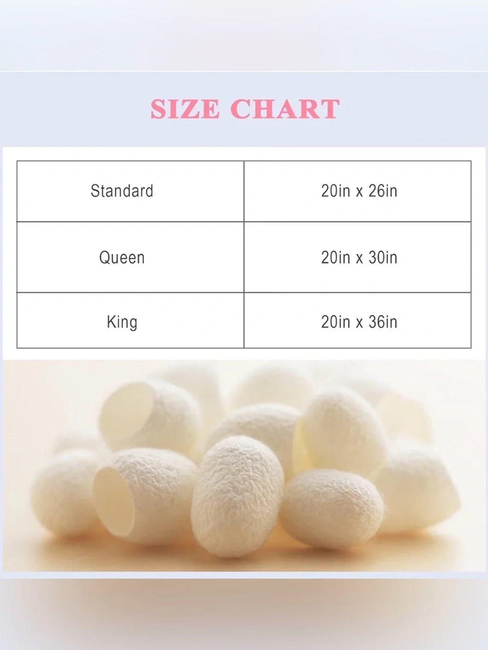 100% Pure Silk Pillowcase 2 Pack for Hair and Skin, Both Sides 23 Momme King